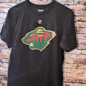 Reebok Minnesota Wild Coyle Jersey Print Tshirt,EUC, Size Medium